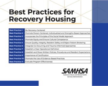2023 SAMHSA Best Practices for Recovery Housing