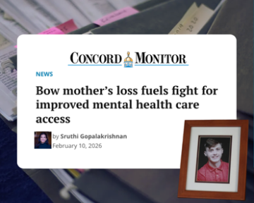 Concord Monitor News Article — Bow mother's loss fuels fight...
