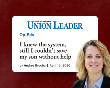 Union Leader — Andrea Brochu: ...I couldn’t save my son without help