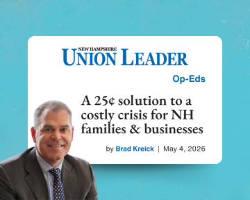 Union Leader — Brad Kreick: A 25¢ solution to a costly crisis for NH...