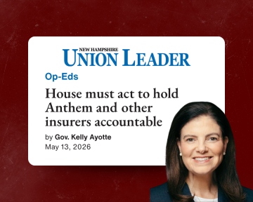Union Leader - Gov. Kelly Ayotte: House must act to hold...