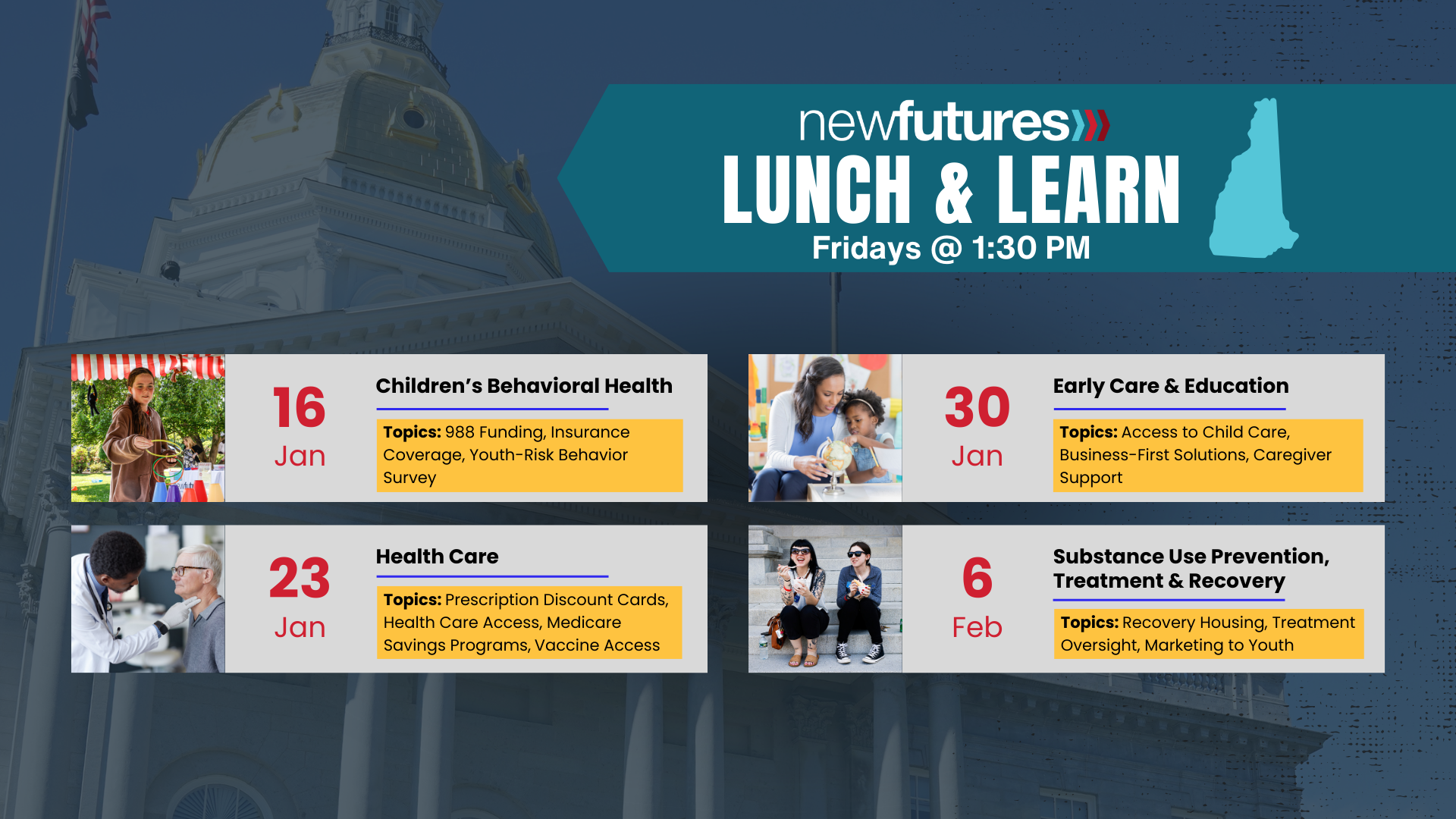 2026 Lunch and Learn Dates