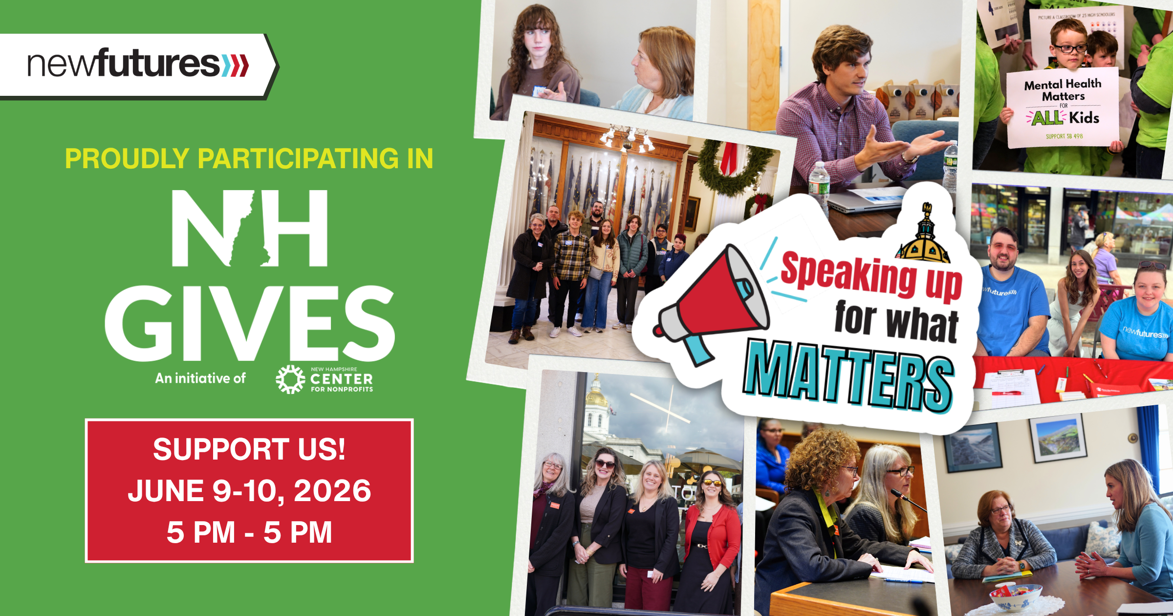 New Futures to Participate in NH Gives with Matching Opportunity