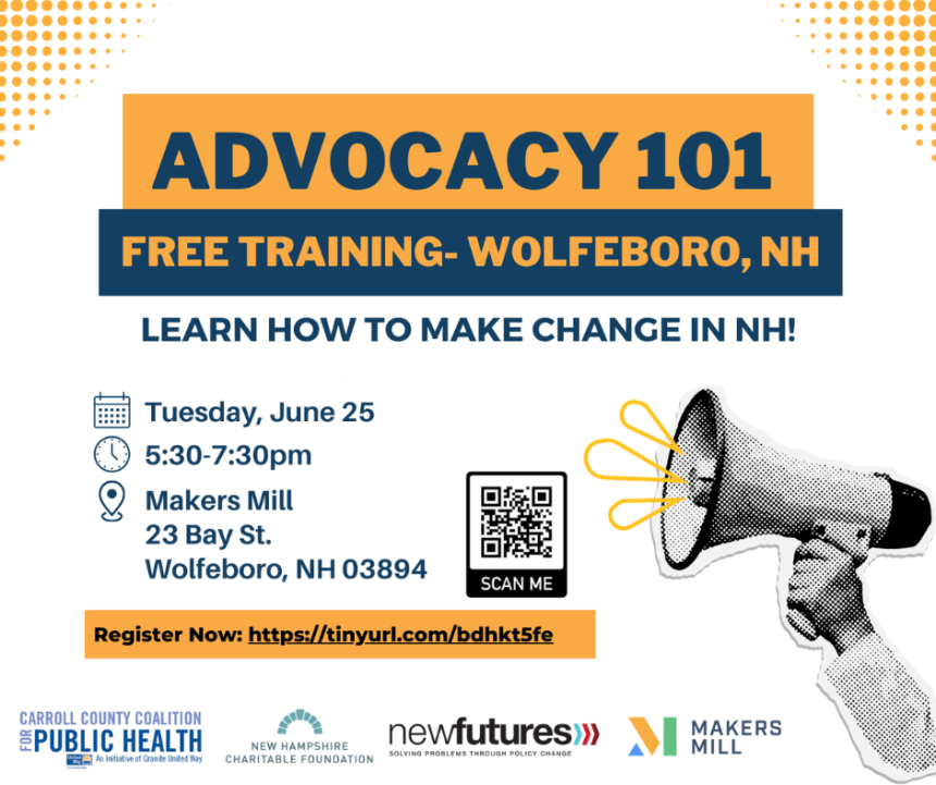 FREE Advocacy 101 Training in Wolfeboro